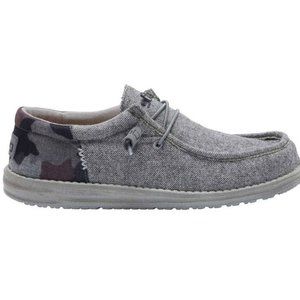 Hey Dude Wally Funk Wool Grey Camo 